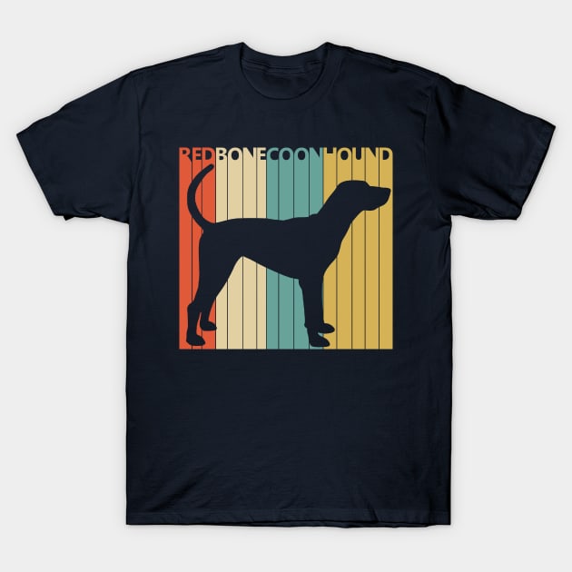 Vintage 1970s   Redbone Coonhound Dog Owner Gift T-Shirt by GWENT